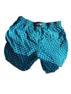 Vilebrequin swim trunks tropical Caribbean beach ocean waves print XXXL